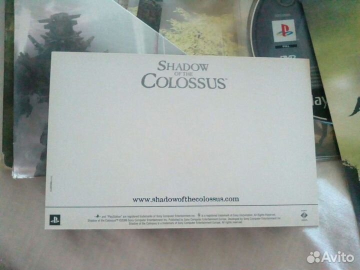 Диск Shadow of The Colossus для Sony PS2 лиц