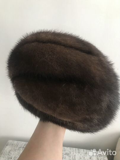 Шапка норковая женская