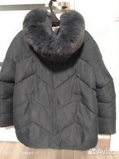 Пуховик женский балшой размер