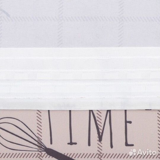 Комплект штор для кухни с подхватами Этель Homemad