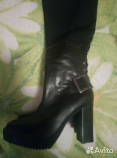 Сапоги женские 36 размер натуральная кожа