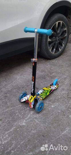 Самокат детский трехколесный