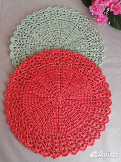 Салфетка вязаная