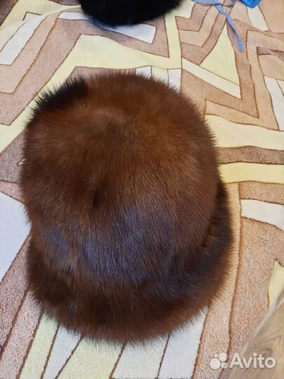 Шапка норковая женская 58 размер