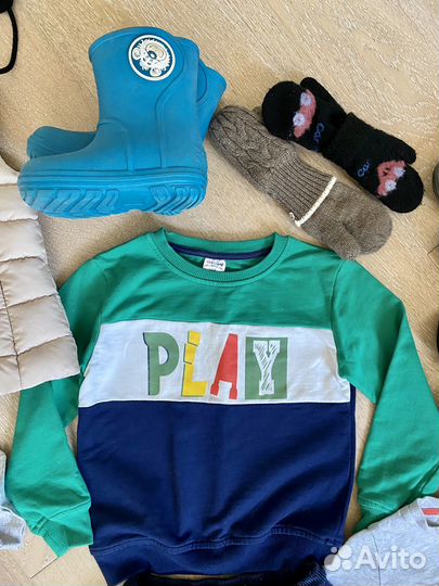 Вещи (одежда, обувь) пакетом на мальчика, 86-92