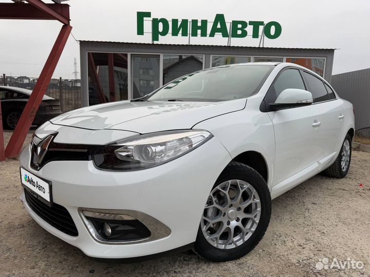 Renault Fluence 2.0 CVT, 2015, 107 000 км