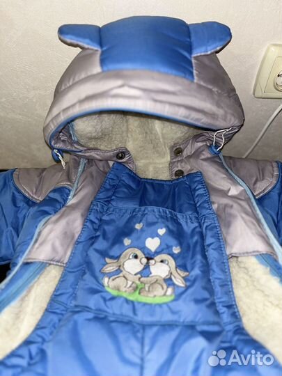 Зимний весенний комбинезон до 80 см