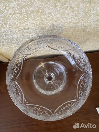 Ваза для фруктов на ножке СССР