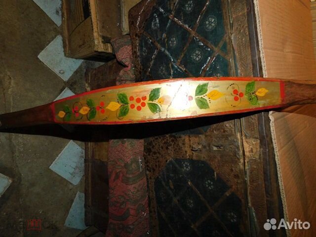 Старинное,красивое,расписное коромысло период СССР