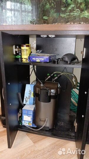 Аквариум с внешним фильтром