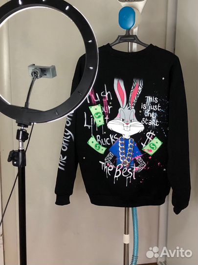 Роспись одежды худи, свитшотов