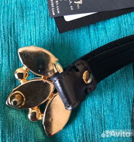 Кожаный ремень Argento Antico (Италия) оригинал