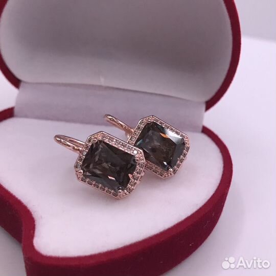 Серьги Sherry дубайское золото