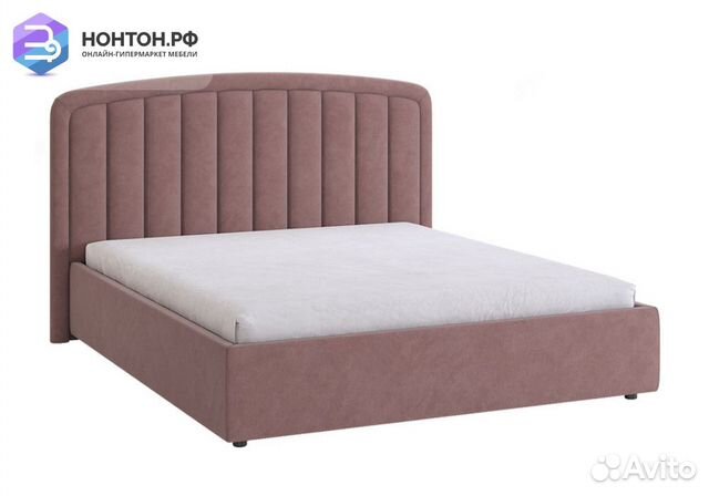 Кровать Сиена 2 1.6 м светло-коричневая