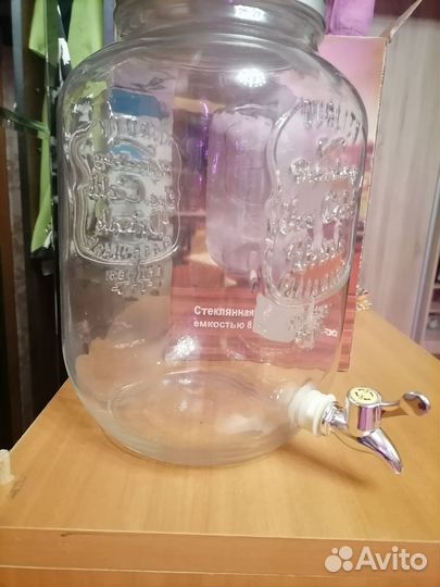 Стеклянная банка 8л