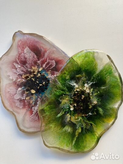 Подстаканники из эпоксидной смолы