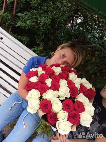 Розы 51 штука бесплатная доставка