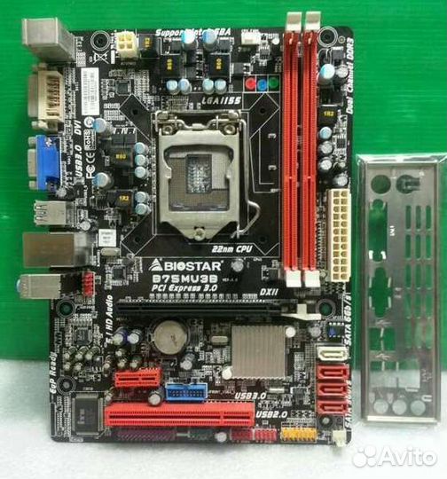 Комплект Xeon e3 1230 v2 +материнская плата,куллер