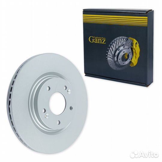 Диск тормозной передний с покрытием hyundai/KIA ga