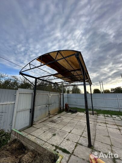 Навес металлический