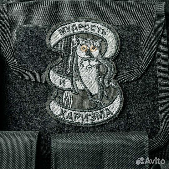 41539 Патч, шеврон с вышивкой для одежды. На липуч