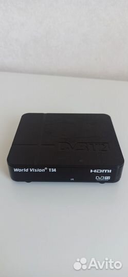 Приставка для цифрового тв Dv3 T2 World Vision T34