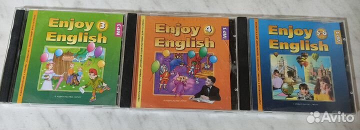 Enjoy English диски 3, 4, 5-6 класс