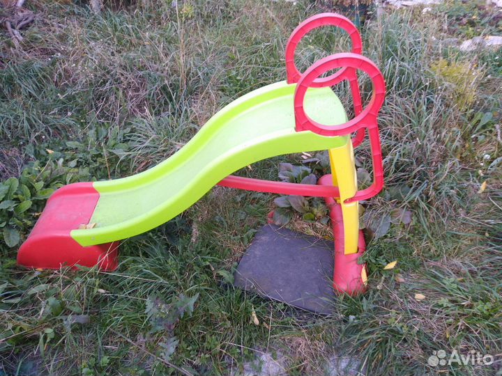 Детская горка пластиковая уличная бу