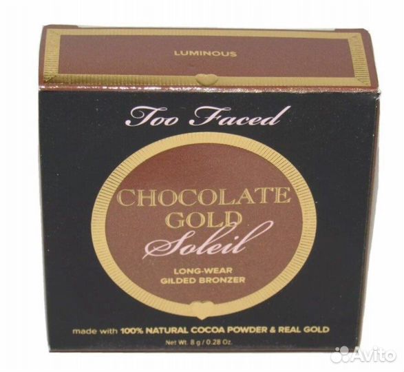 Бронзер Too Faced Luminous Chocolate Gold