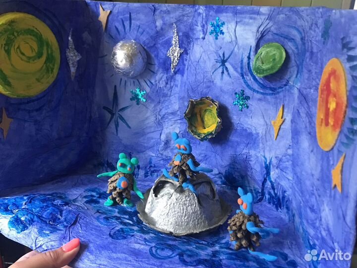 Осенняя поделка из прородного материала