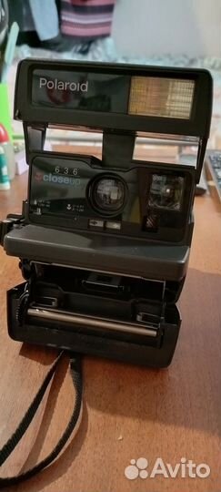 Пленочный фотоаппарат:Polaroid -636:close,up