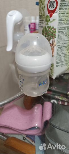 Бутылочка Avent natural 125ml соски Avent natural