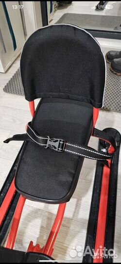 Снегокат со спинкой