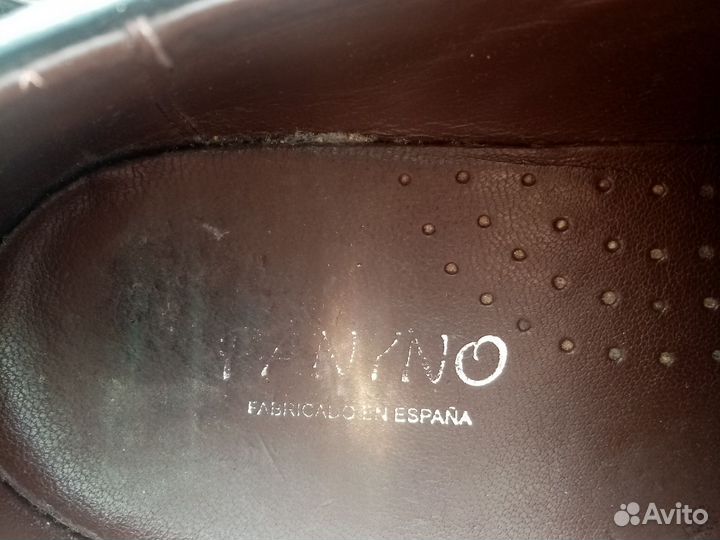 Кожаные ботинки унисеx