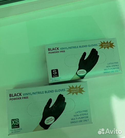 Перчатки нитриловые