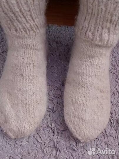 Шерстяные носки ручной работы