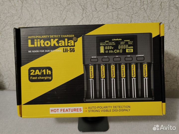 Зарядное устройство аккумуляторов LiitoKala Lii-S6