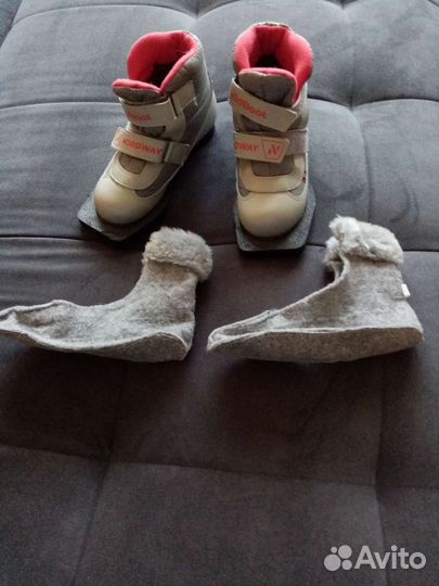 Лыжные ботинки детские 30