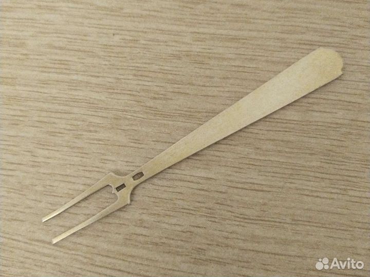 Вилка СССР Серебро Эмаль