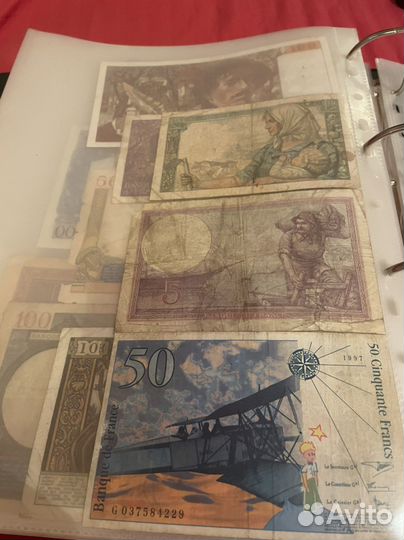 Коллекция банкнот Франция