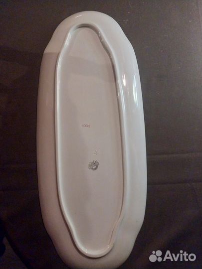 Блюдо большое антикварное villeroy & boch