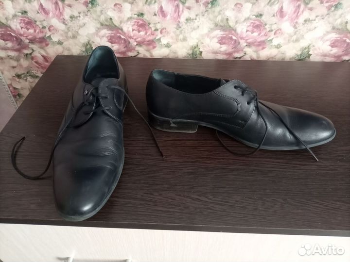 Мужские туфли 42 размер. Натуральная кожа