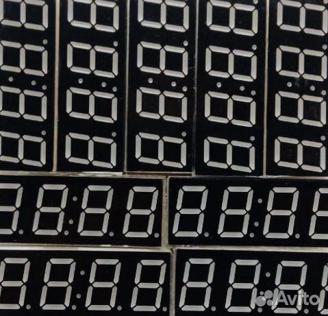 Семисегментный индикатор часы