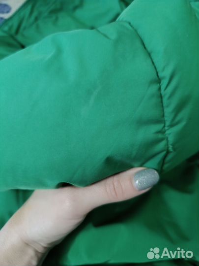 Пуховик женский длинный 46 размер