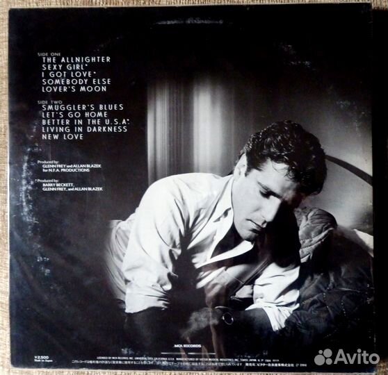Glenn Frey (Eagles) – The Allnighter, Japan / Lp