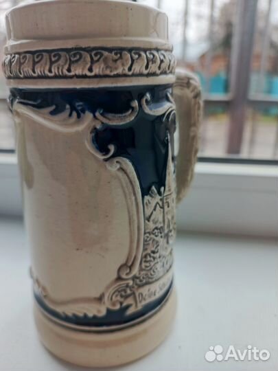 Кружка керамическая пивная