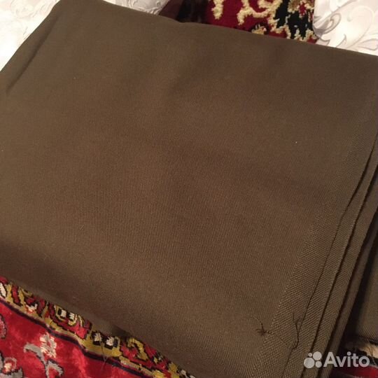 Ткань костюмная коричневая