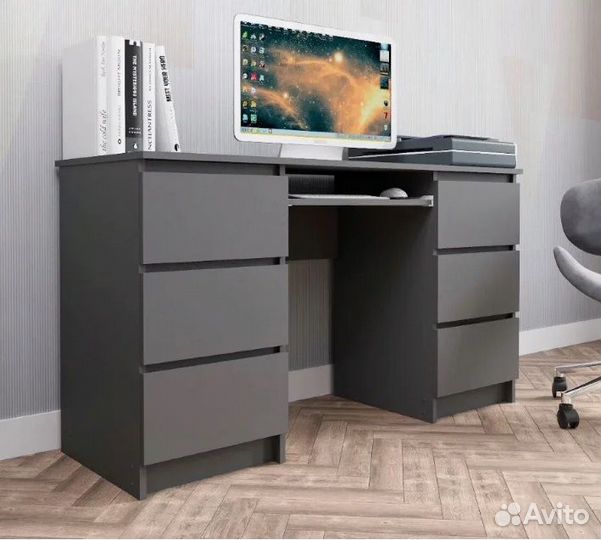 Стол письменный 6 ящиков