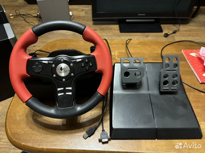 Игровой руль и педали logitech formula force ex