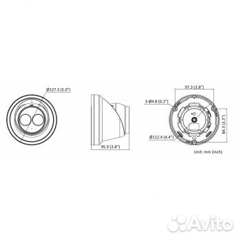 Уличная IP камера IPC-T082-G2/U (2.8mm) оплата с Н